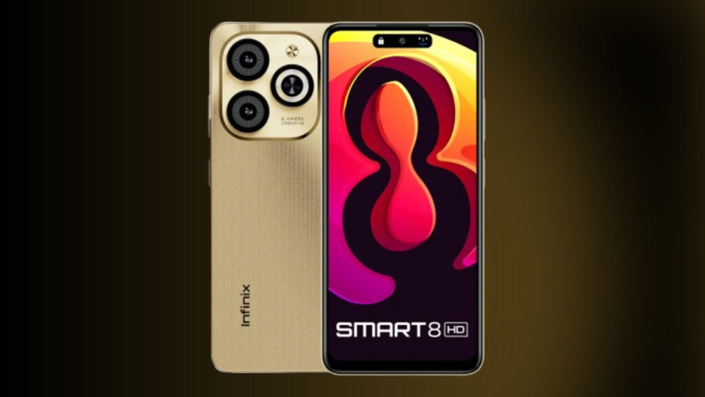 Infinix Smart 8 HD one of the best smartphones under 10000 with stylish design