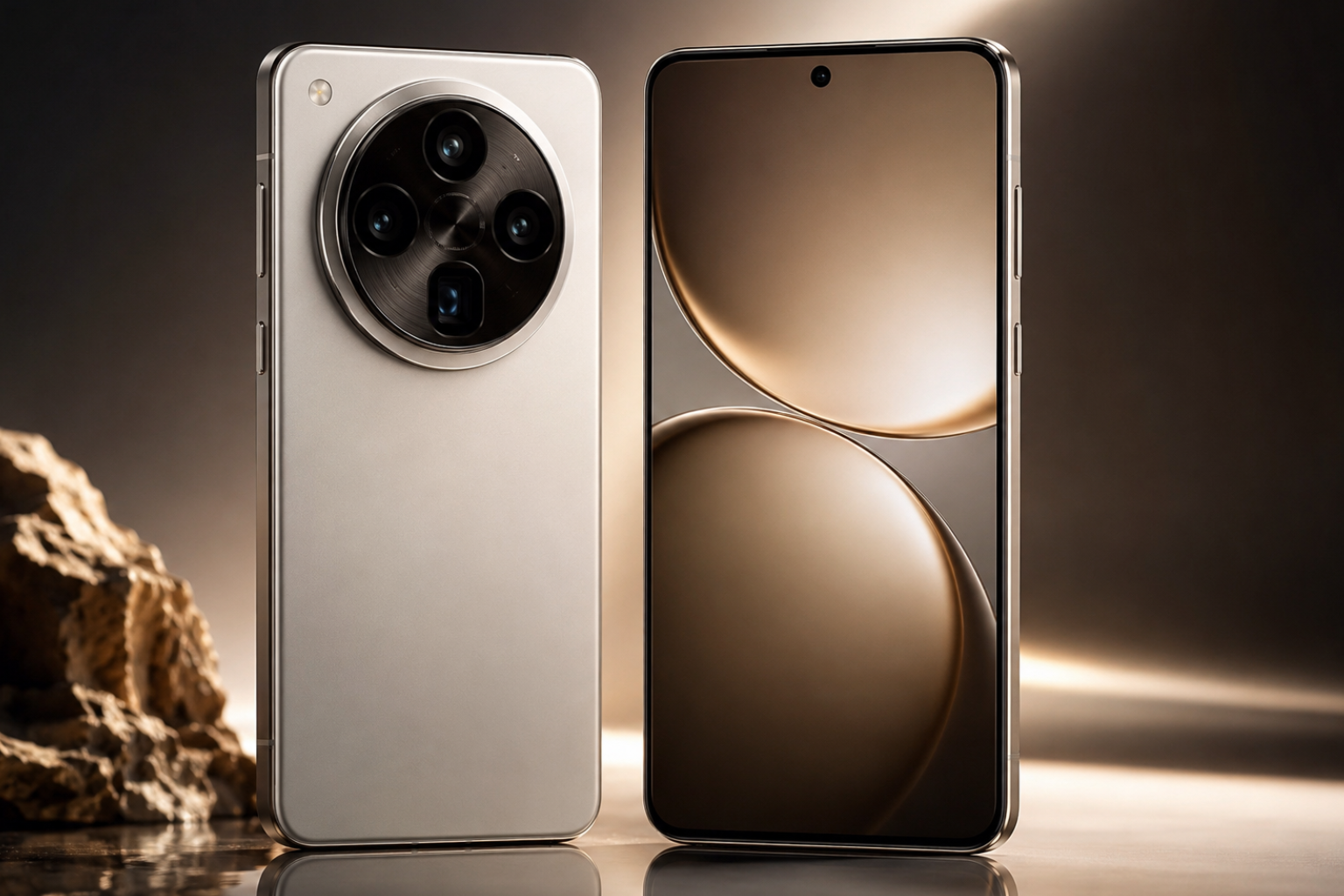 Oppo Find X9 Ultra specs ka premium front aur back design with large circular camera module aur bezel-less AMOLED display.