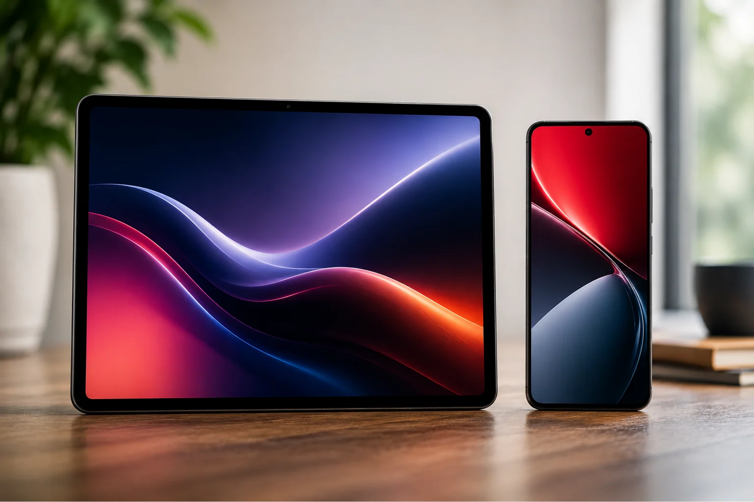 Tablet vs Smartphone 2026 comparison with tablet and smartphone side by side